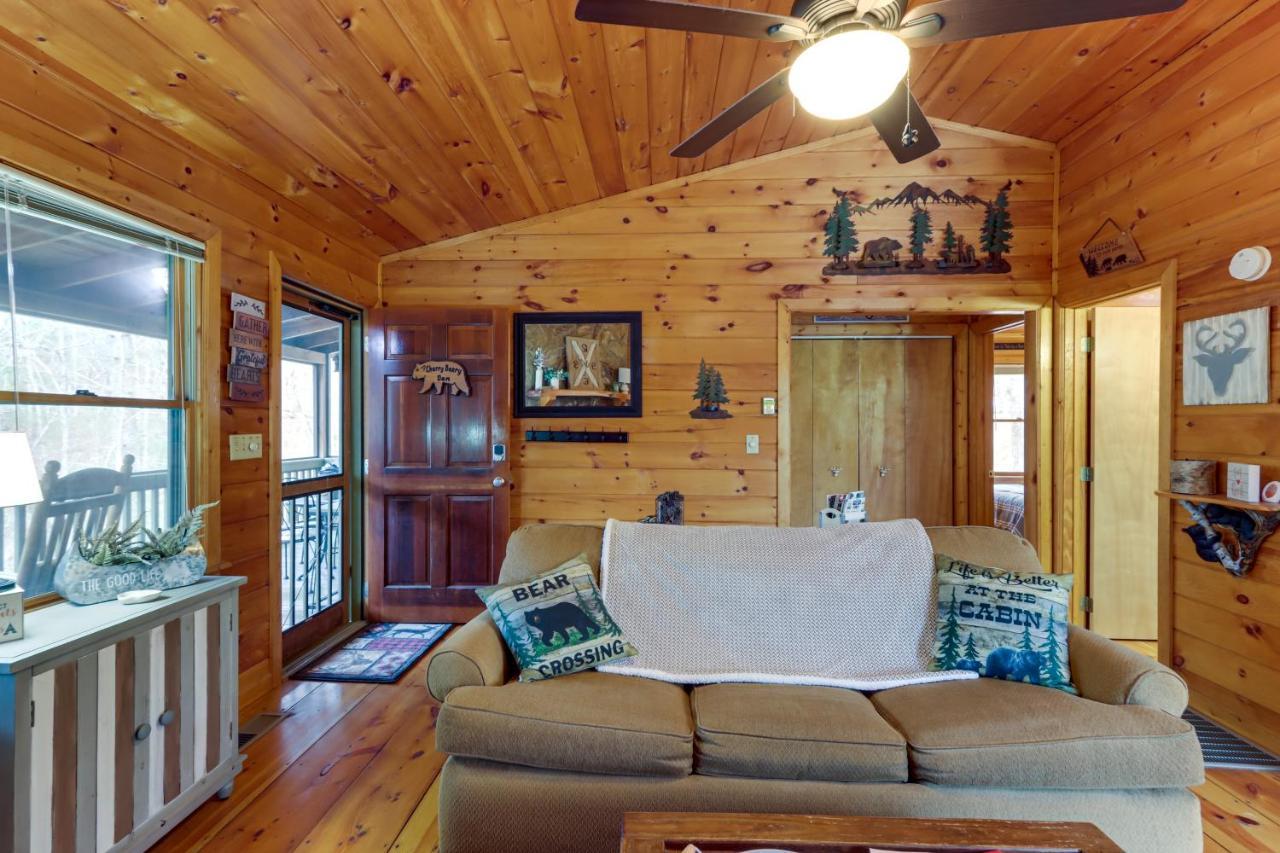 Blue Ridge Cozy Cabin In The Woods With Hot Tub! Екстер'єр фото