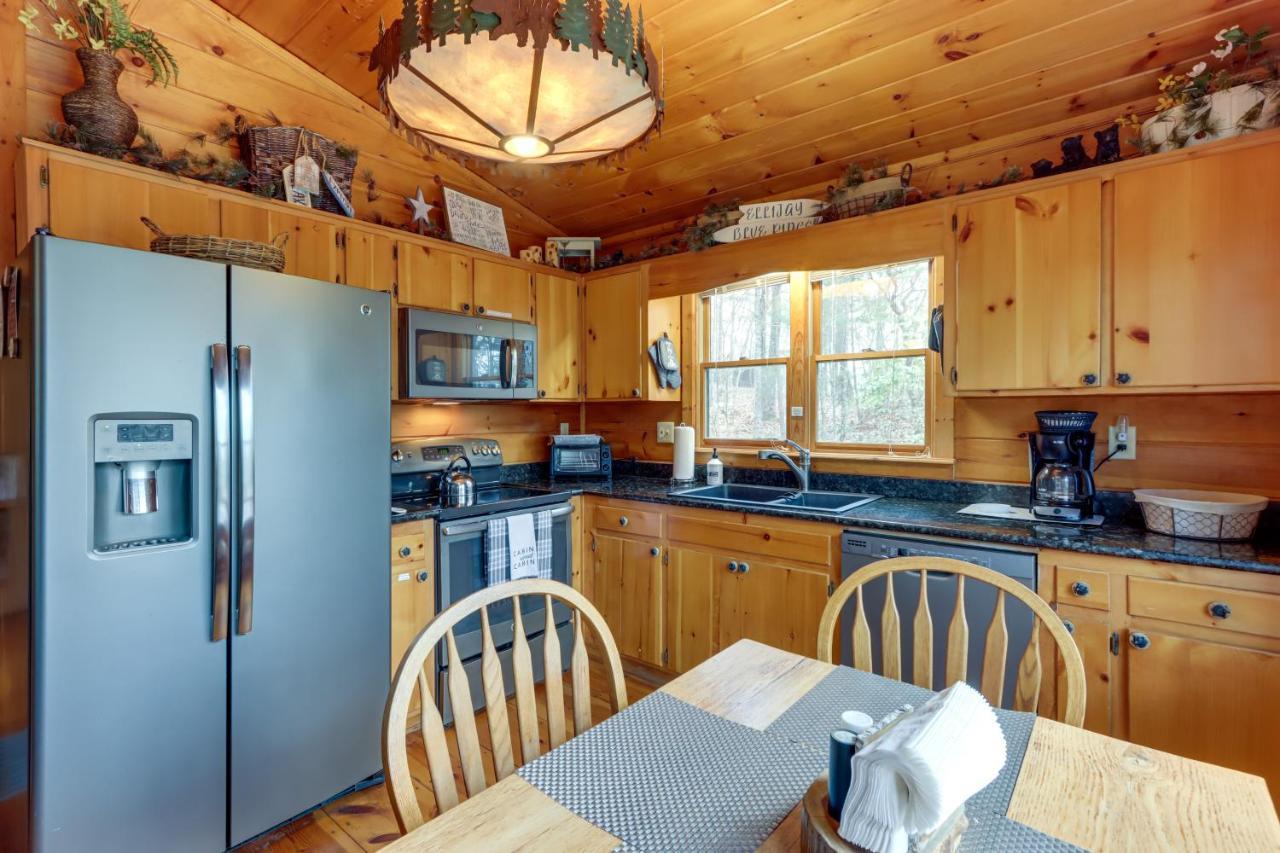Blue Ridge Cozy Cabin In The Woods With Hot Tub! Екстер'єр фото