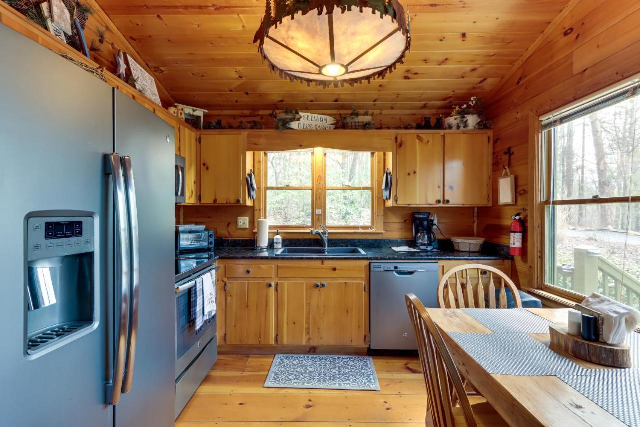 Blue Ridge Cozy Cabin In The Woods With Hot Tub! Екстер'єр фото