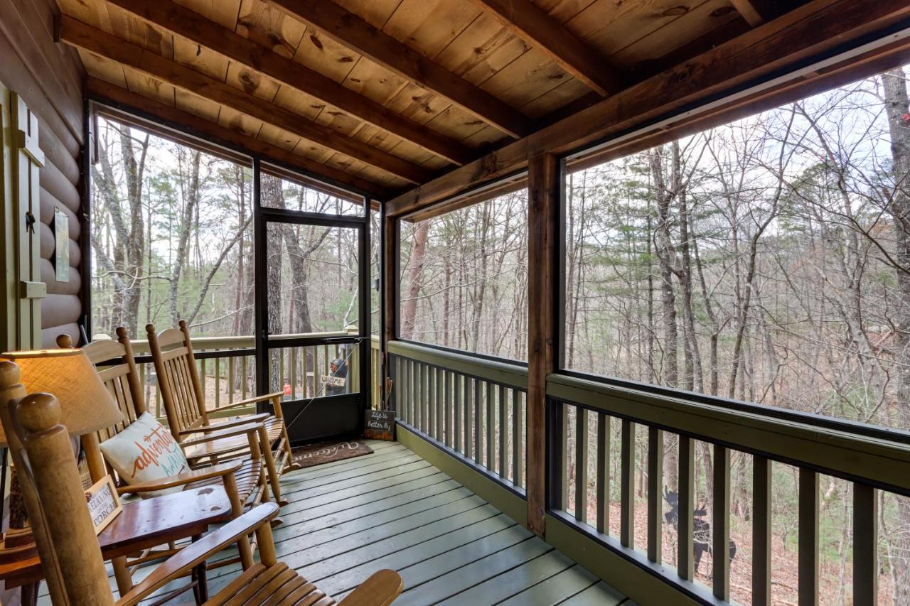 Blue Ridge Cozy Cabin In The Woods With Hot Tub! Екстер'єр фото