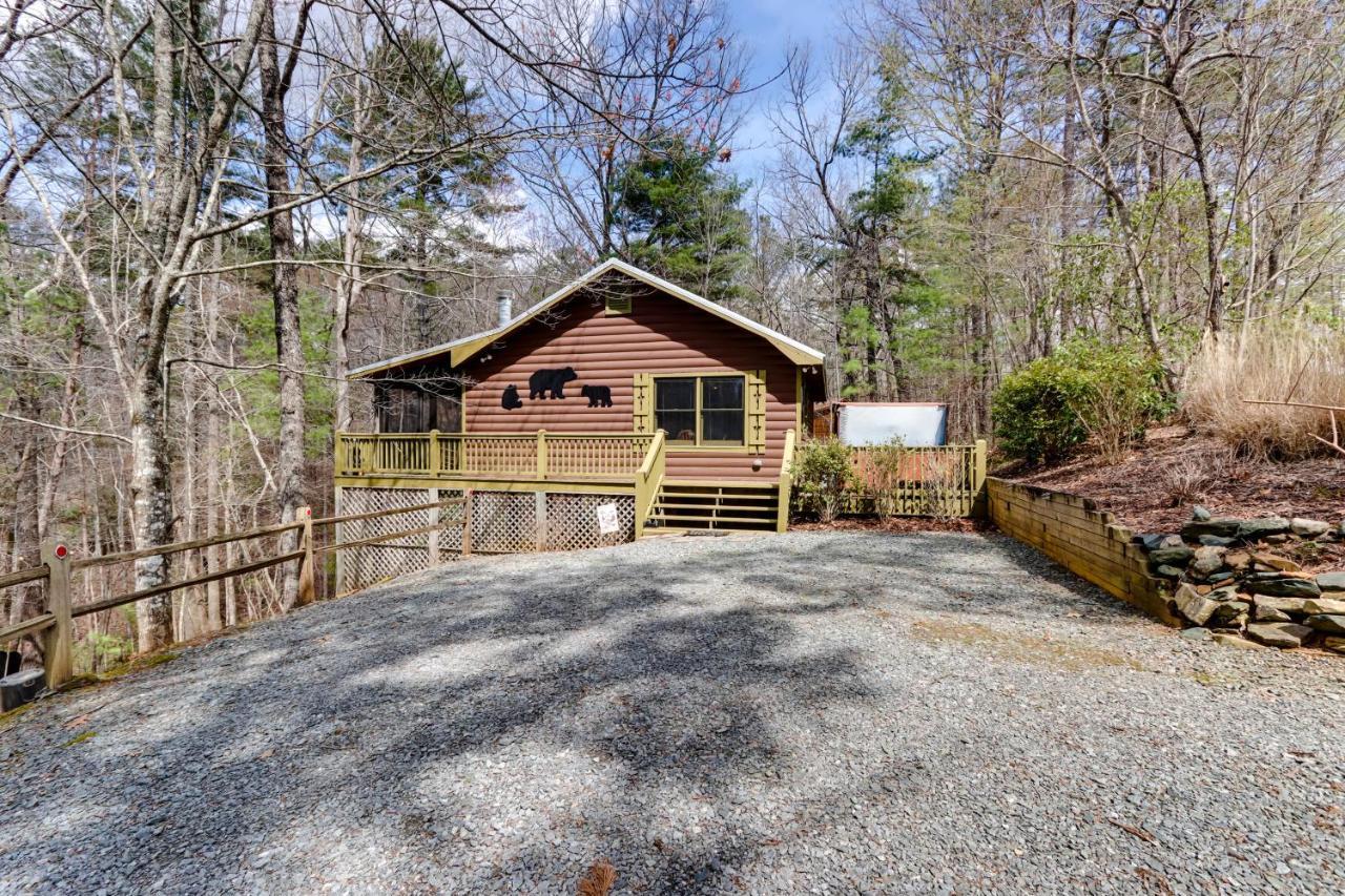 Blue Ridge Cozy Cabin In The Woods With Hot Tub! Екстер'єр фото