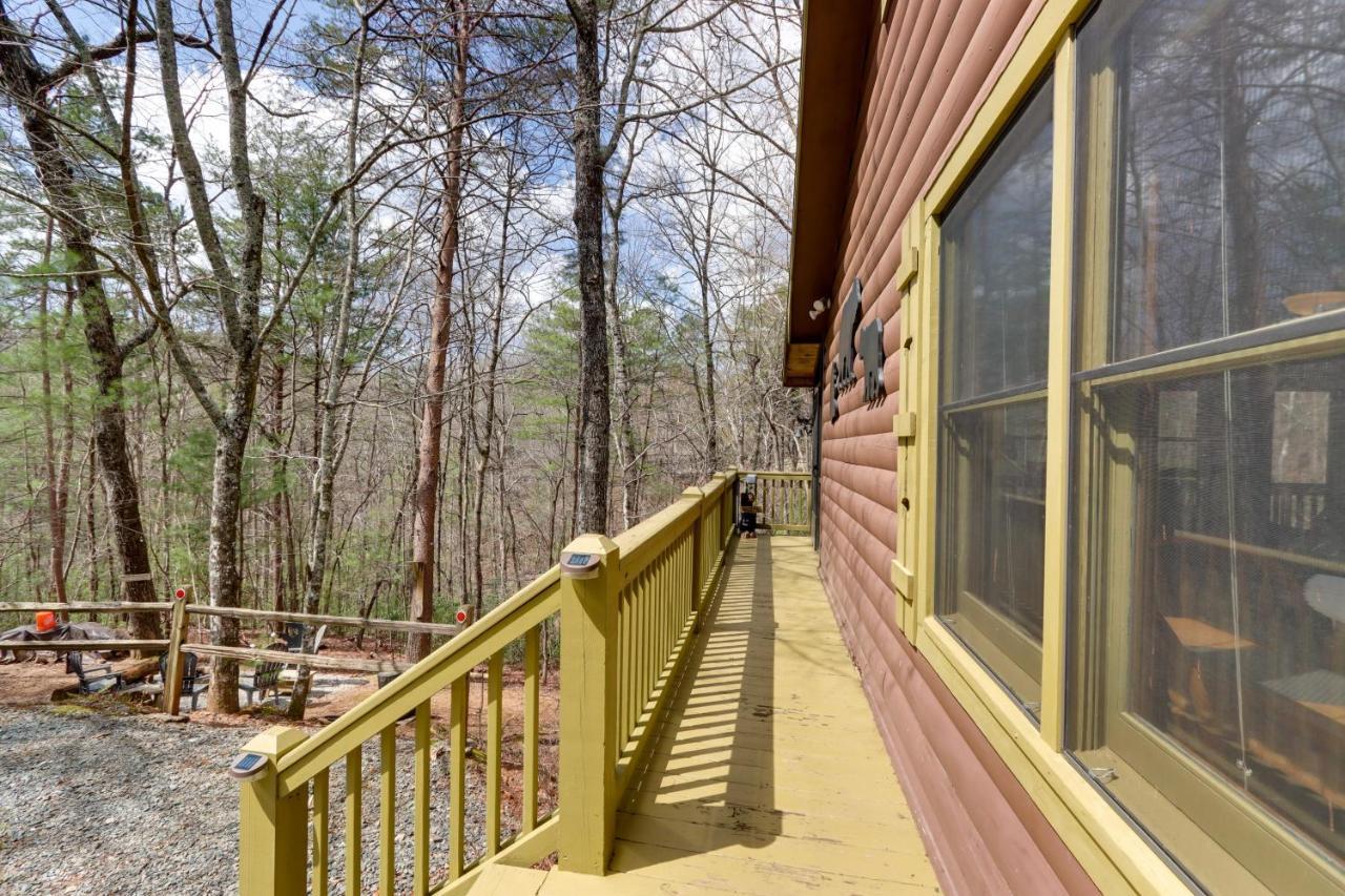 Blue Ridge Cozy Cabin In The Woods With Hot Tub! Екстер'єр фото